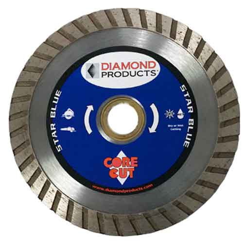 Diamond Products 74960 4-1/2" x .080" Star Blue Turbo Continous Diamond Blade