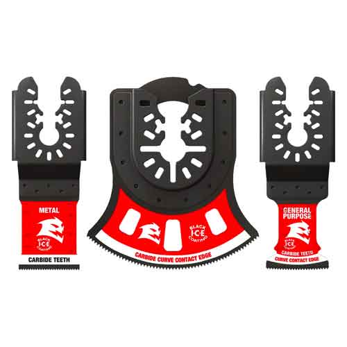 Diablo® Tools DOU3CS 3-Piece Universal Fit Carbide Oscillating Blade Set