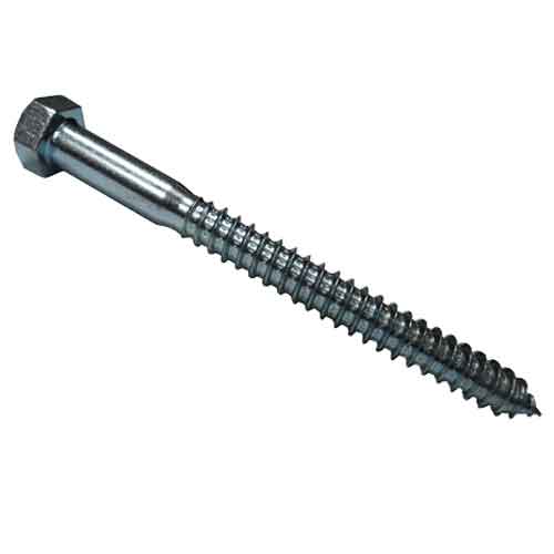 1/2" x 3" Plated Lag Screw